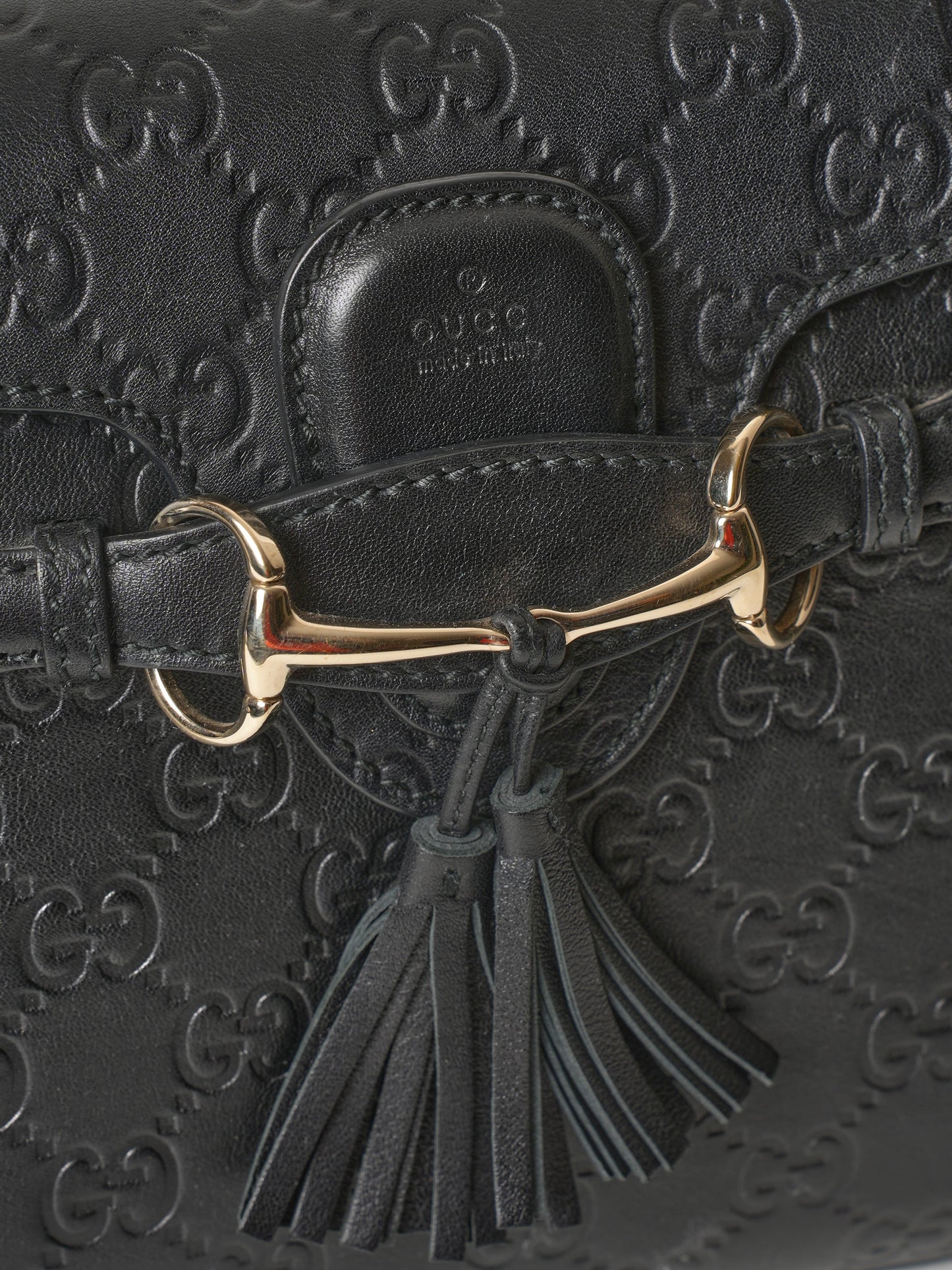 Gucci Lou Chain Leather Shoulder Bag