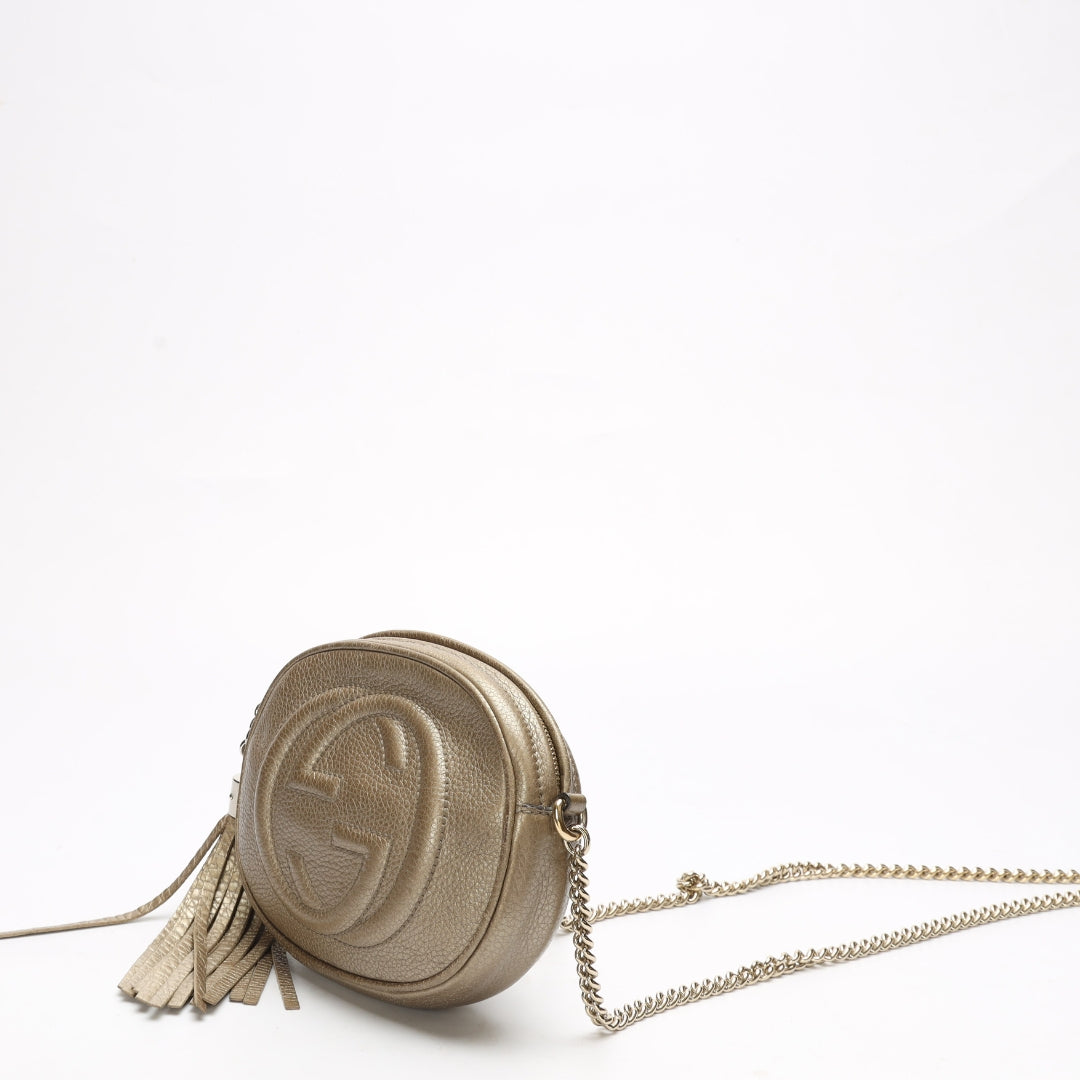 Gucci Chain Leather Crossbody