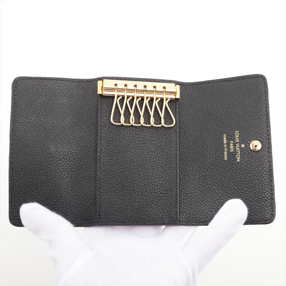 Louis Vuitton Amplant Multicle 6 M64421 Noir Keycase