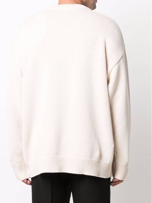 Luxury Balenciaga Trending 2026 Cotton Polyester Knit Top Ivory