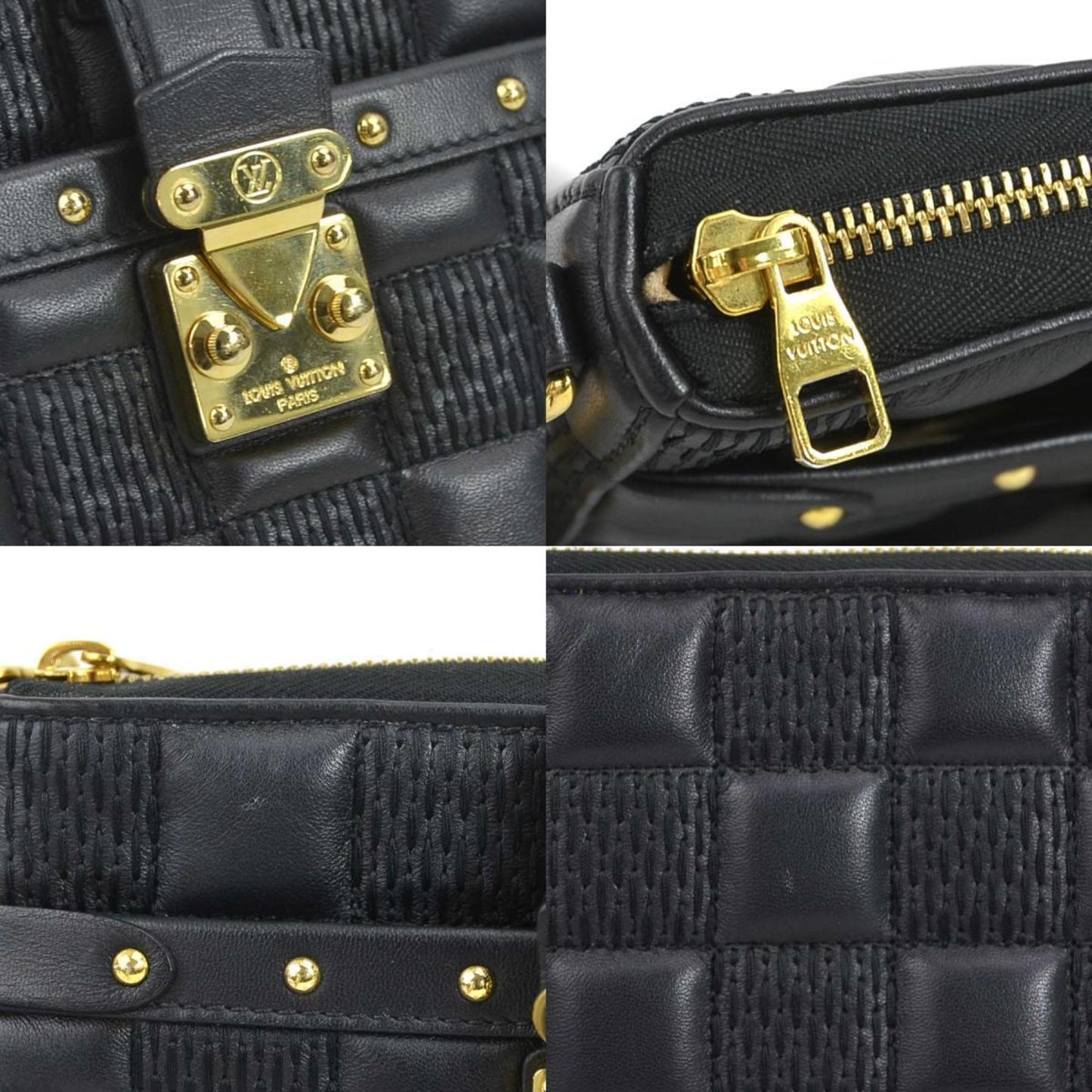 Louis Vuitton Leather Pochette Shoulder Bag