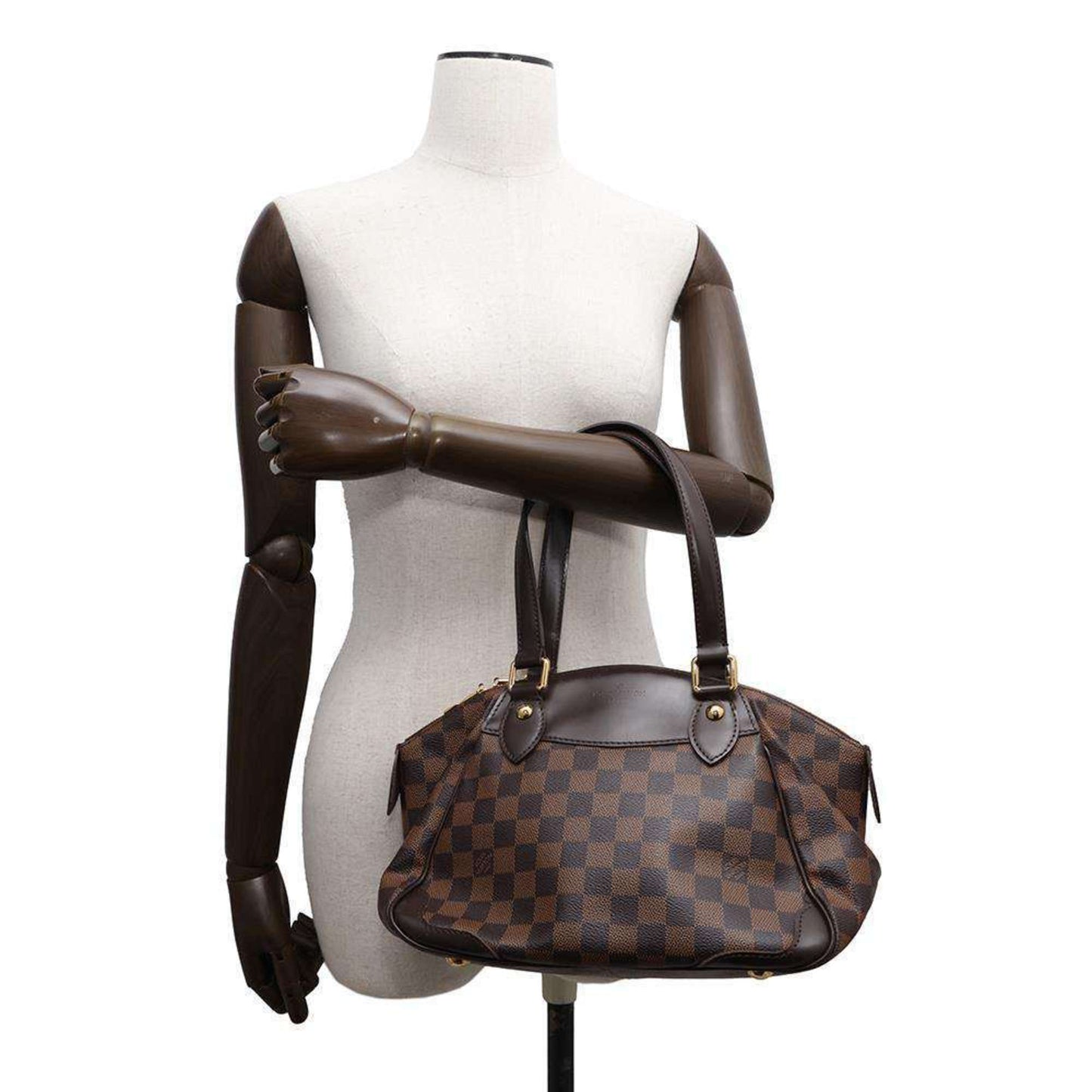 Louis Vuitton Damier Damier Canvas Ebene Color Damier Canvas Handbag Shoulder Bag