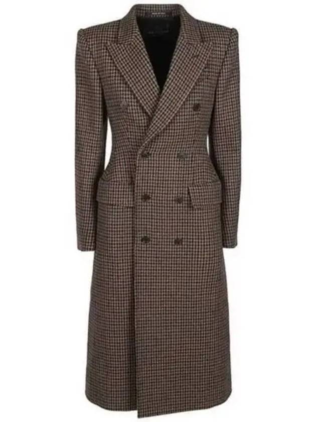 Luxury Balenciaga Trending 2026 Wool Double Coat Brown