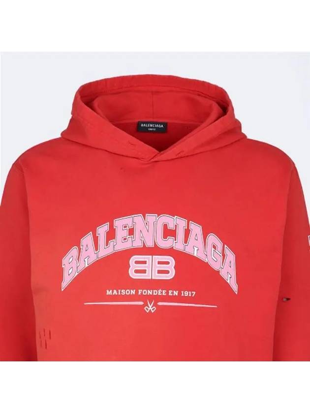 Luxury Balenciaga Trending 2026 BB Logo Hoodie Red