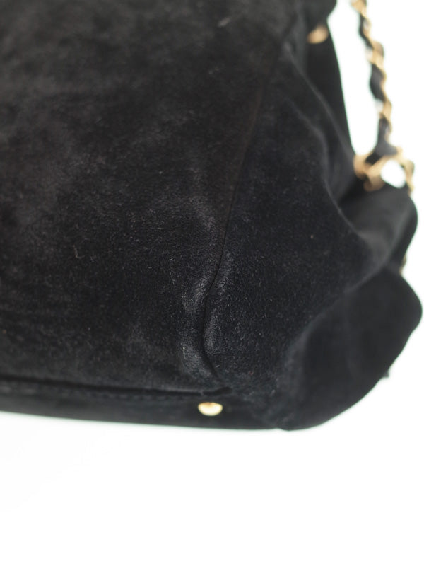 Chanel Coco Mark Chain Shoulder Bag Black