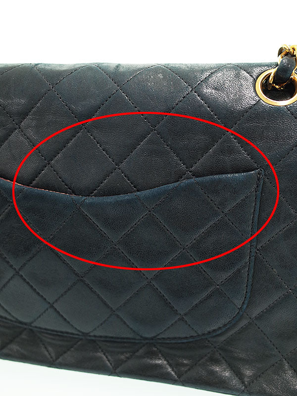 Chanel Matelasse Chain Shoulder Bag Black
