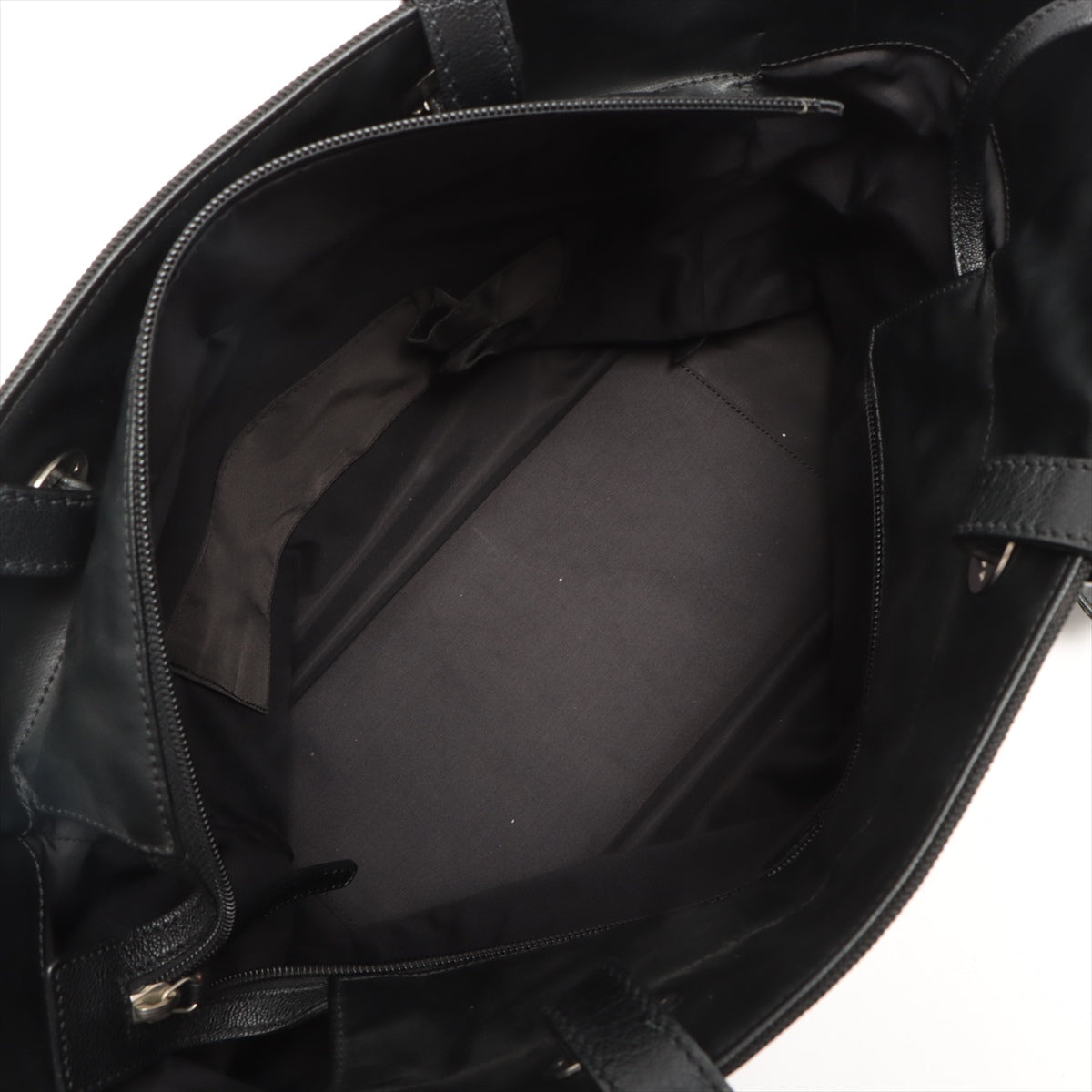 Chanel Paris Biarritz GM Coated Canvas Tote Bag, Black