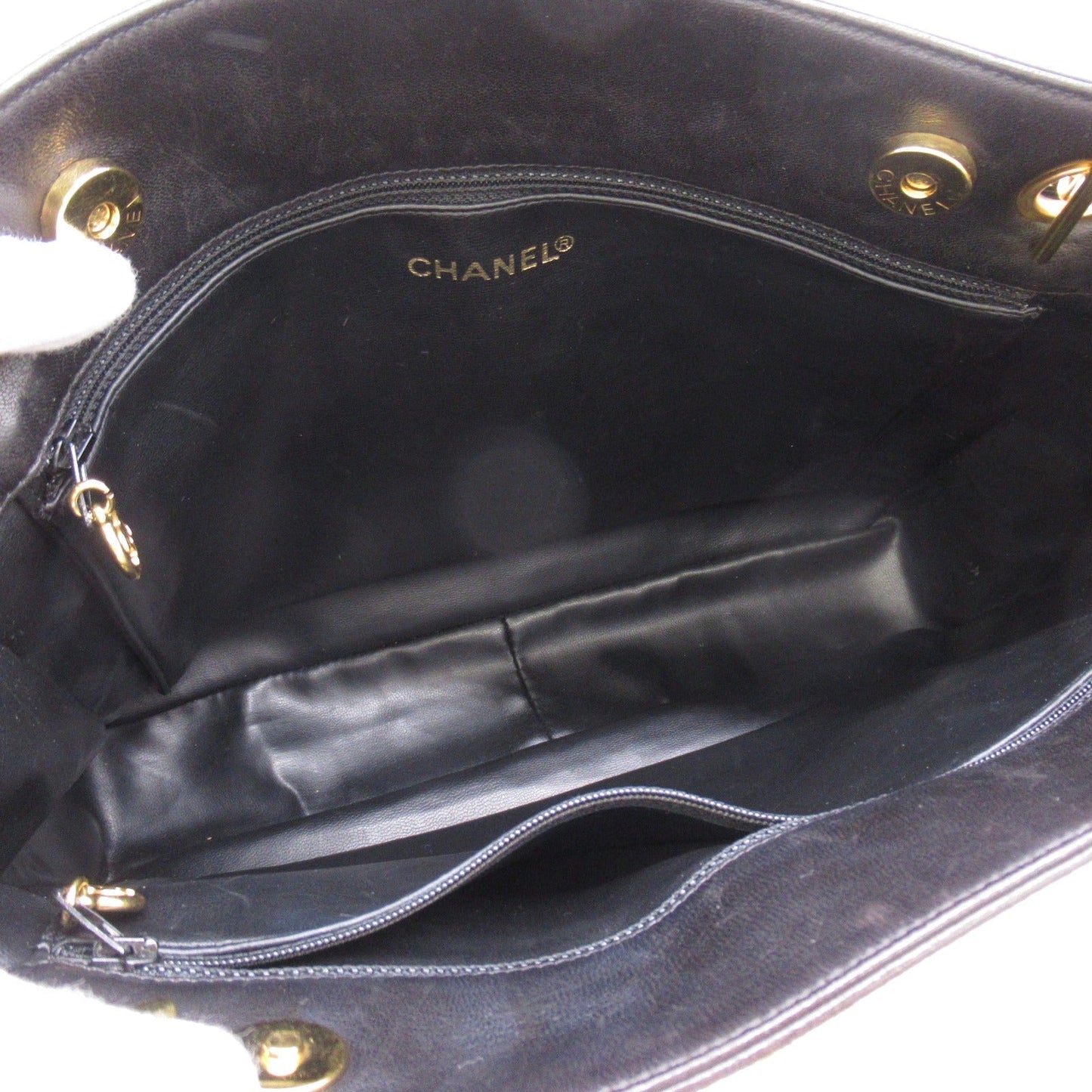 Chanel Shoulder Bag Lambskin Black