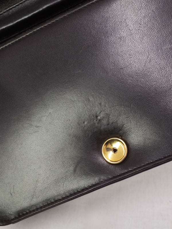 Chanel Matelasse Chain Shoulder Bag Black