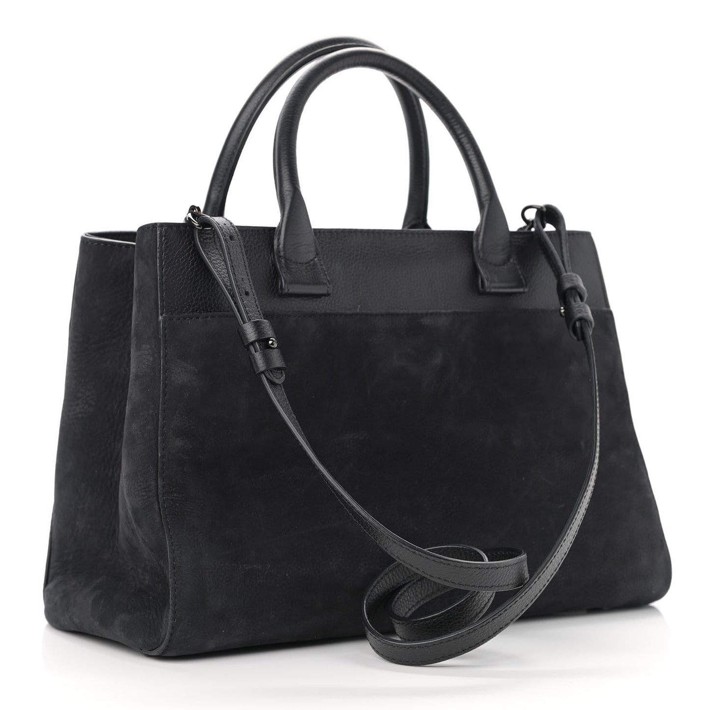 Chanel Grained Calfskin Suede Small Neo Executive Shopper Tote