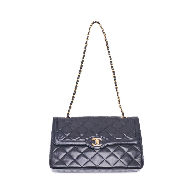 Chanel Matelasse Chain Lambskin Black