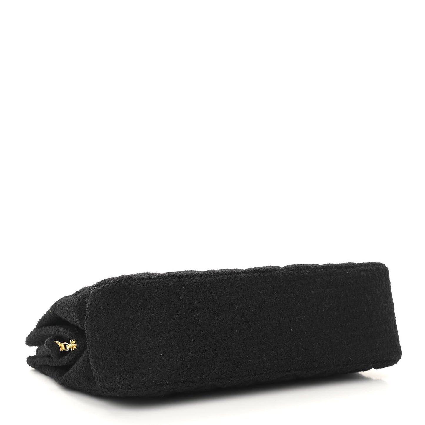 Chanel Jersey Quilted Shopping Tote Black