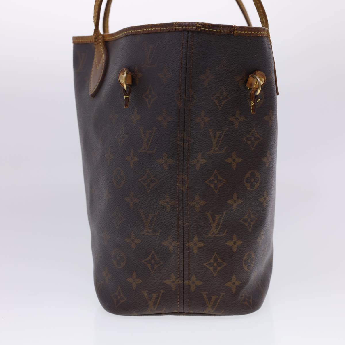 LOUIS VUITTON Monogram Neverfull MM Tote Bag M40156 LV 40011