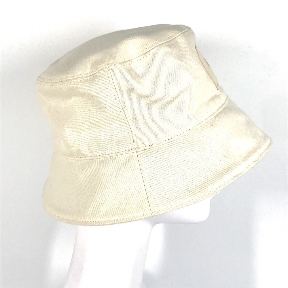 FENDI hat FXQ801 cotton beige logo Women