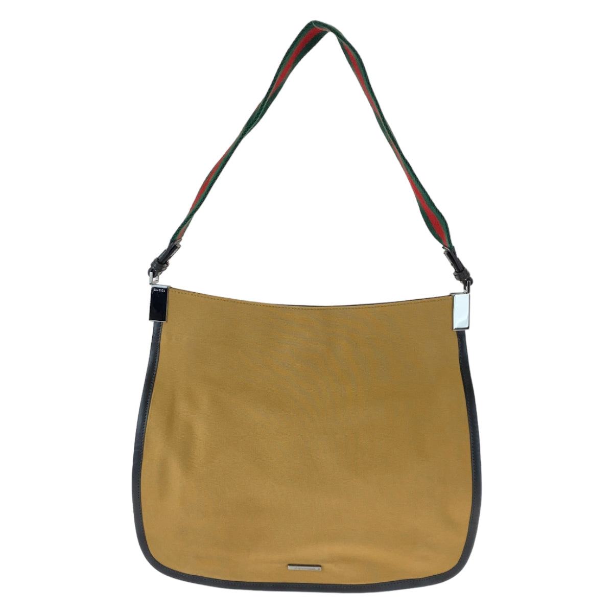 GUCCI Shoulder Bag 001 4321 2684 canvas Beige SilverMetal Sherry line Women Used