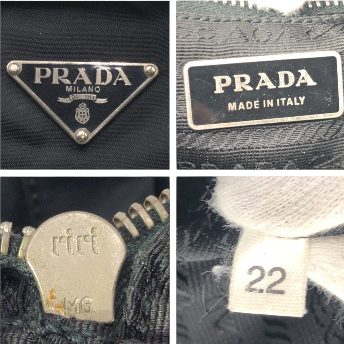 PRADA Tote Bag Nylon Black black Tote Bag Shoulder Bag Handbag Unisex Test Triangular logo Women