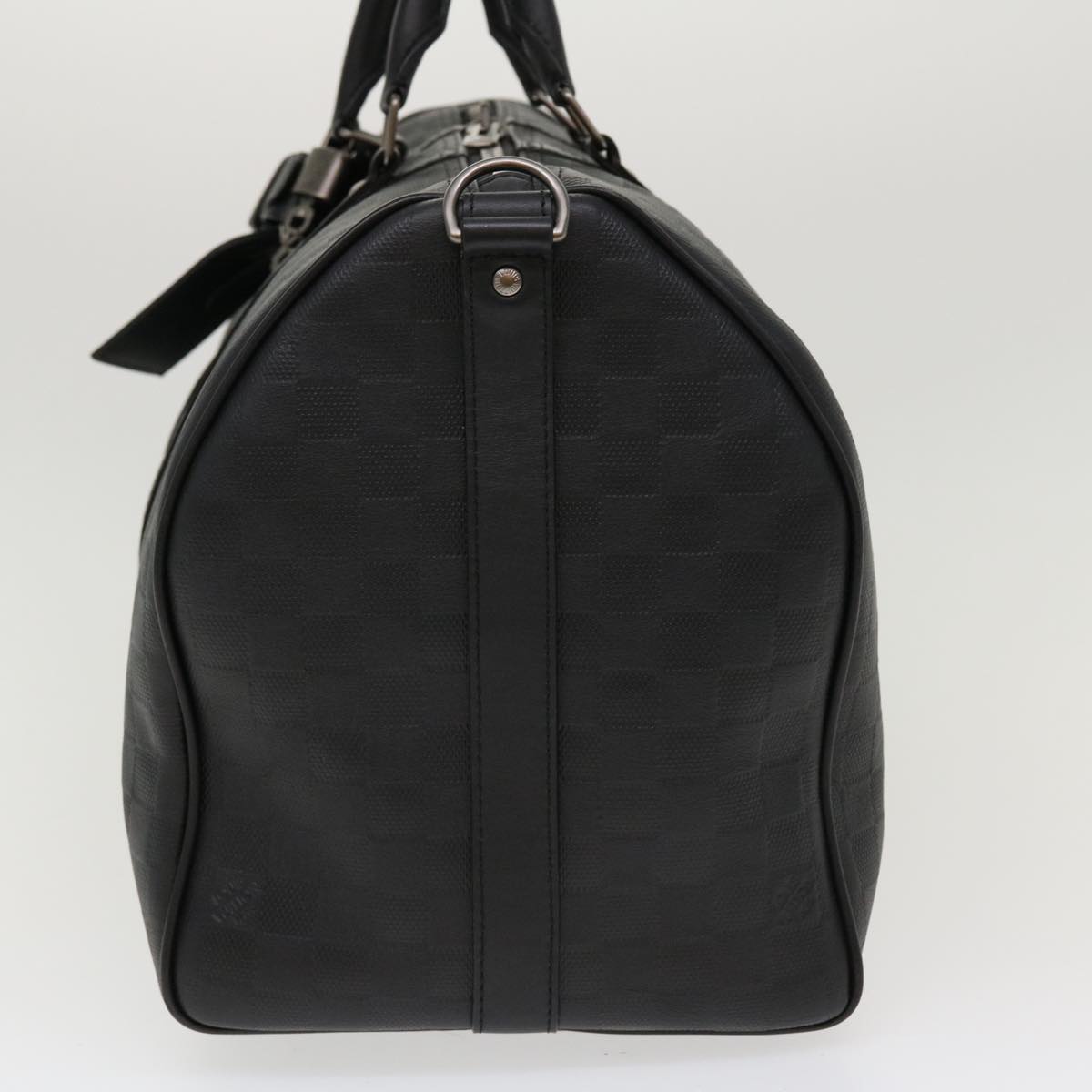 LOUIS VUITTON Damier Infini Keepall Bandouliere 45 Boston Bag N41145 LV 42163