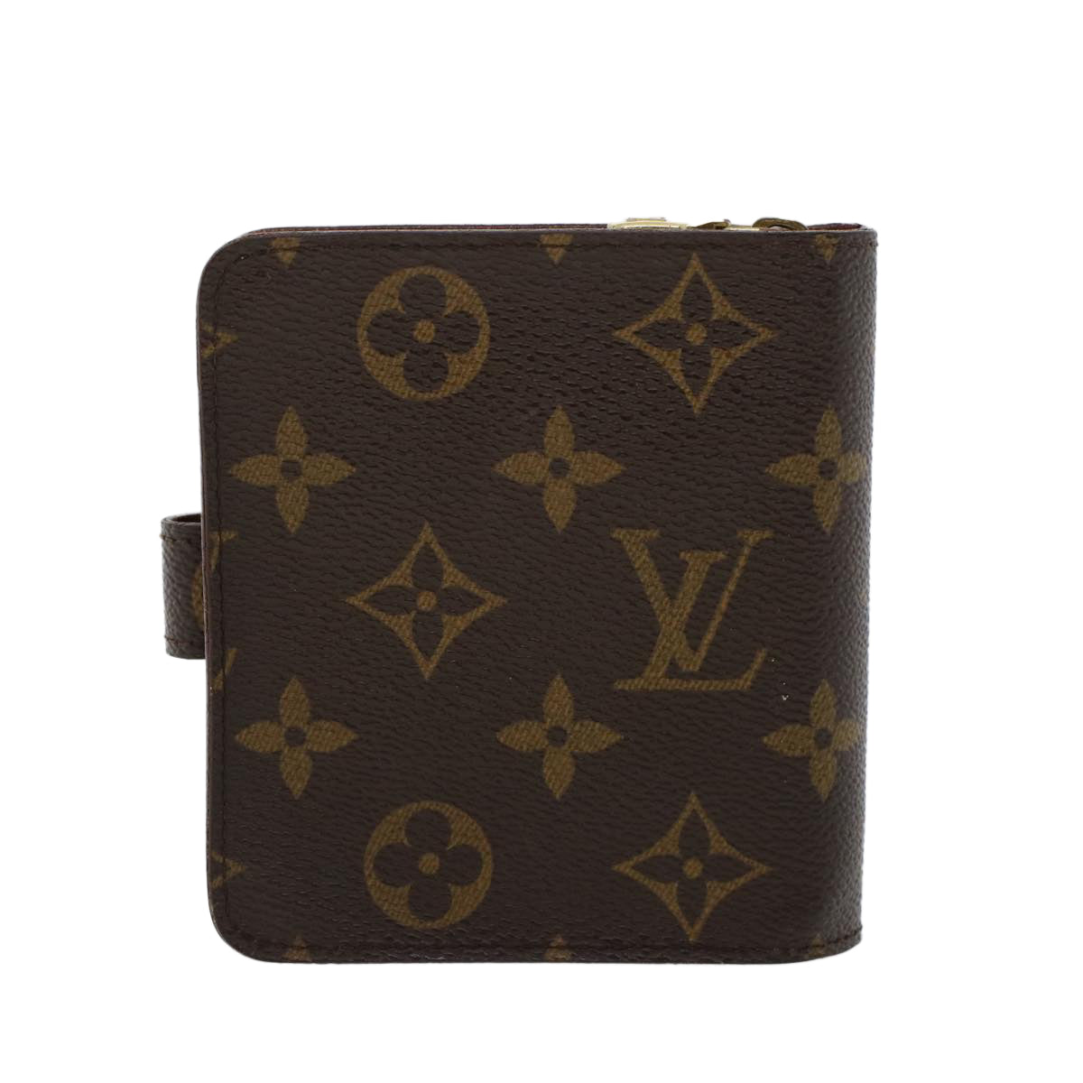 LOUIS VUITTON Monogram Compact Zip Wallet M61667 LV 42957