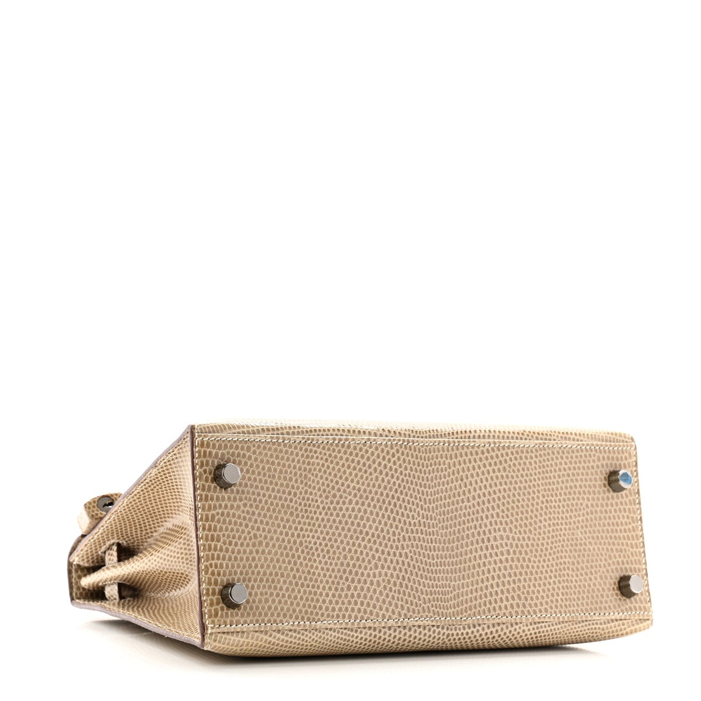 Hermes Lizard Niloticus Kelly Sellier 25 Ficelle