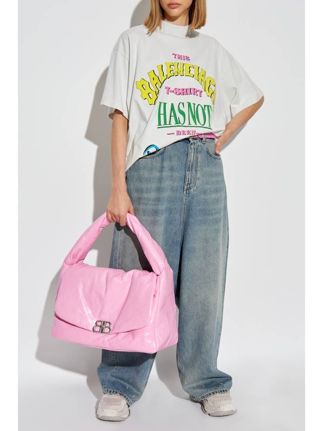 Luxury Balenciaga Trending 2026 Low Crotch Jeans Blue