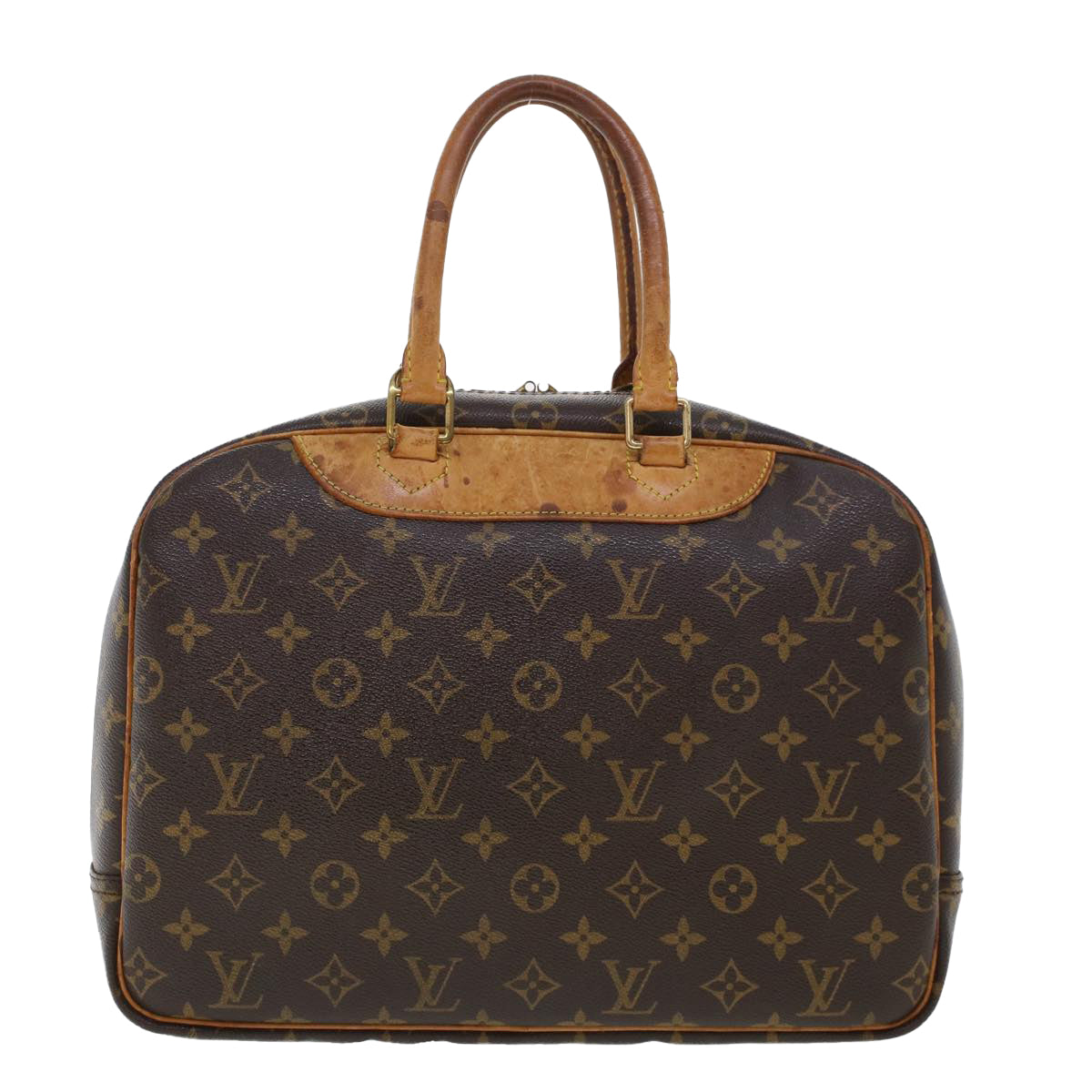 LOUIS VUITTON Monogram Deauville Hand Bag M47270 LV Auth 43865
