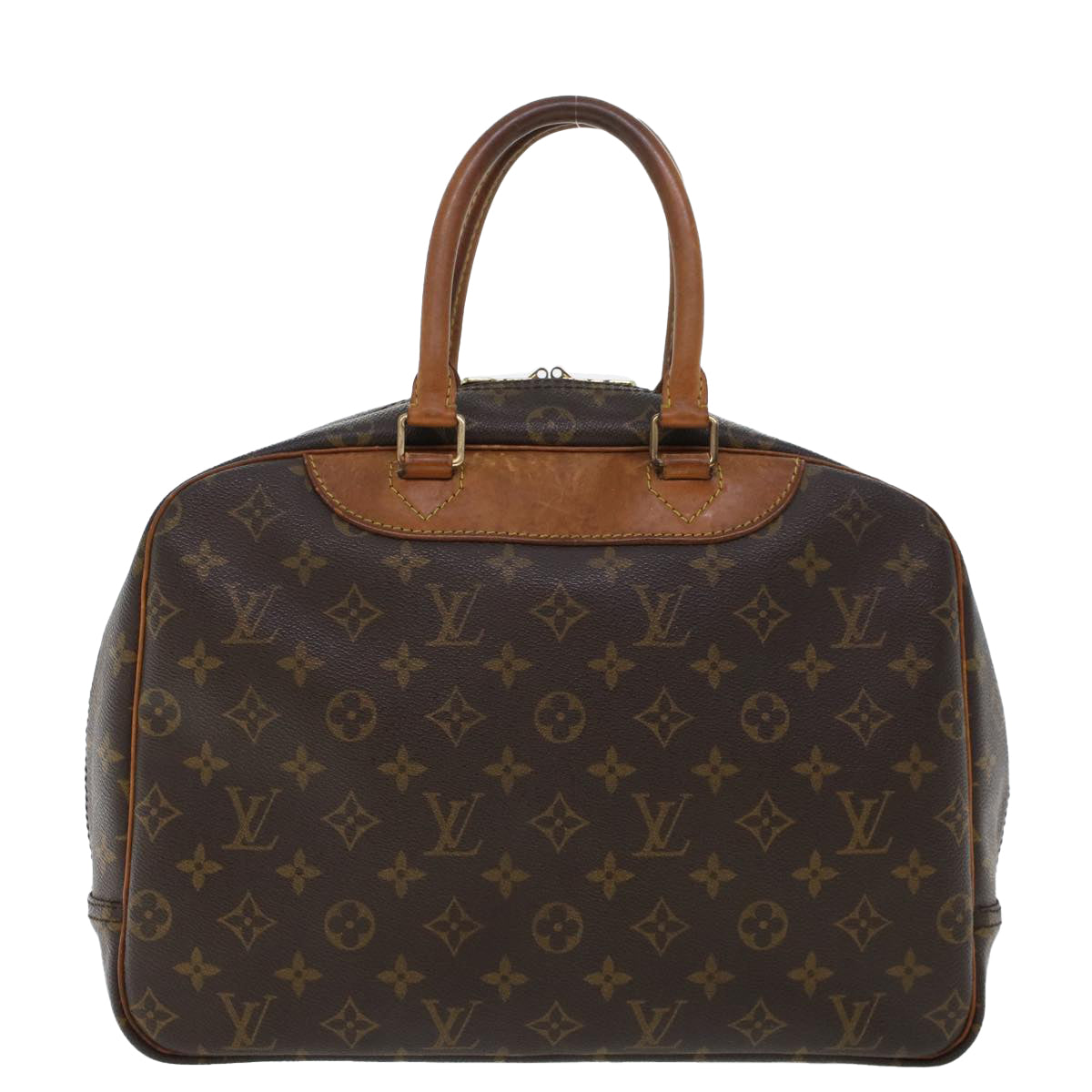 LOUIS VUITTON Monogram Deauville Hand Bag M47270 LV Auth 43920
