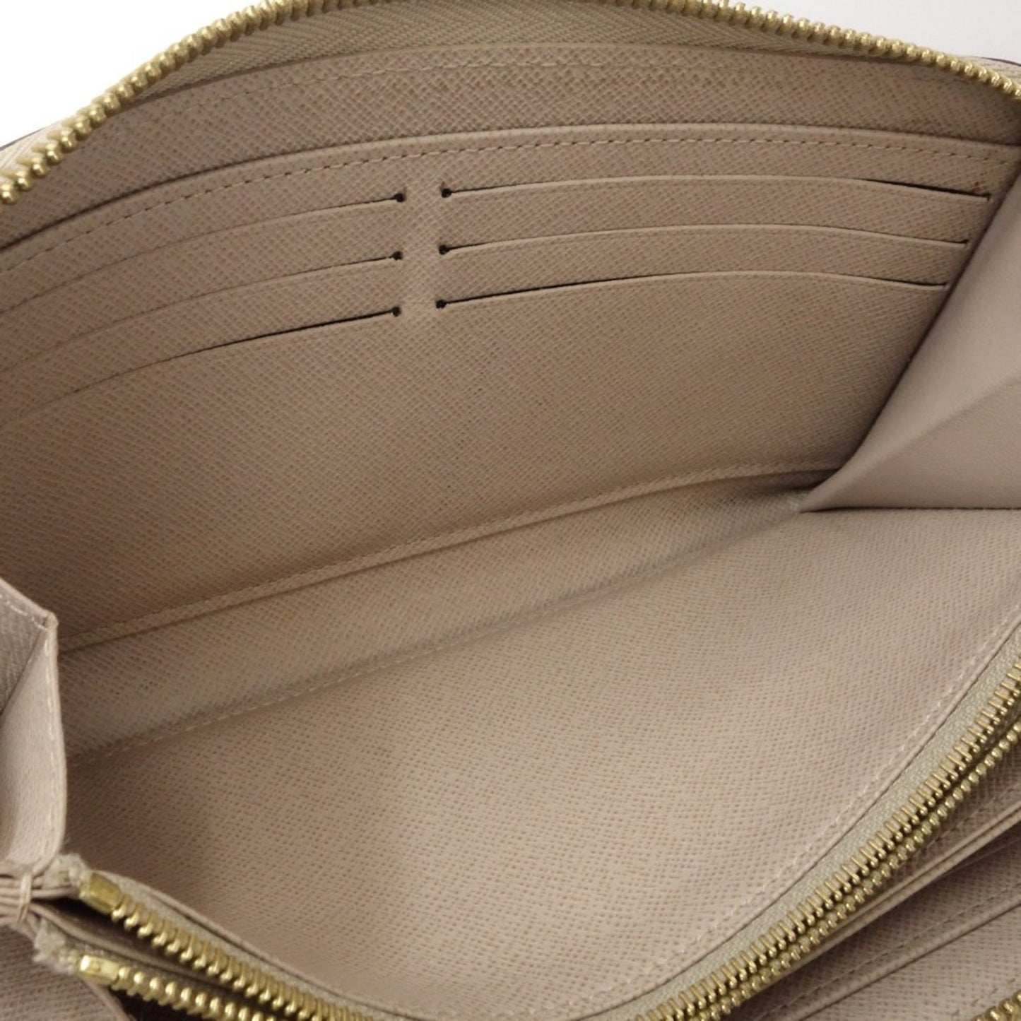 Louis Vuitton Leather Long Wallet (Bi-Fold)