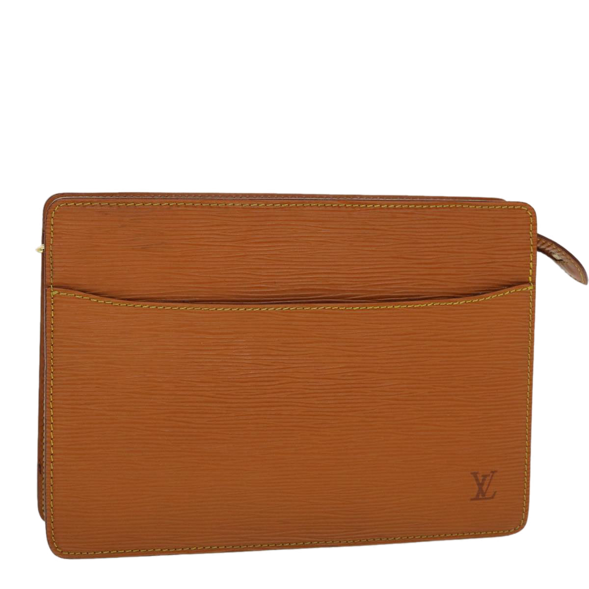 LOUIS VUITTON Epi Pochette Homme Clutch Bag Brown M52528 LV 44944