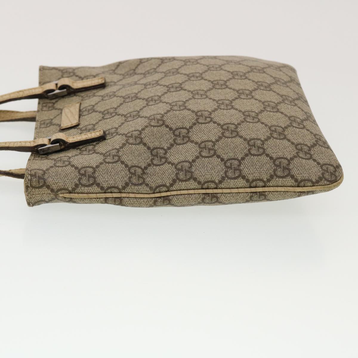 Gucci Leather Canvas Handbag