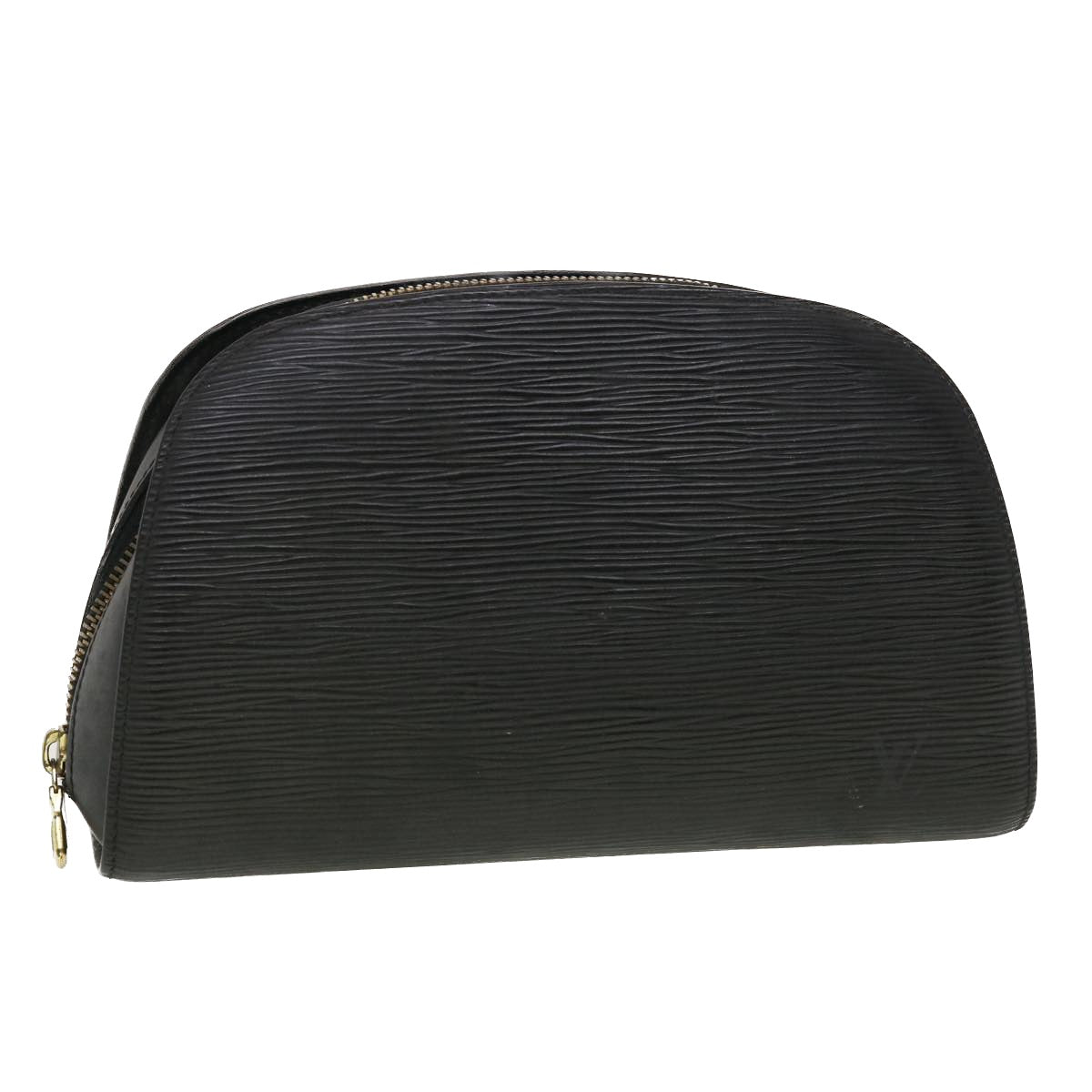 LOUIS VUITTON Epi Dauphine GM Pouch Black M48432 LV 45072