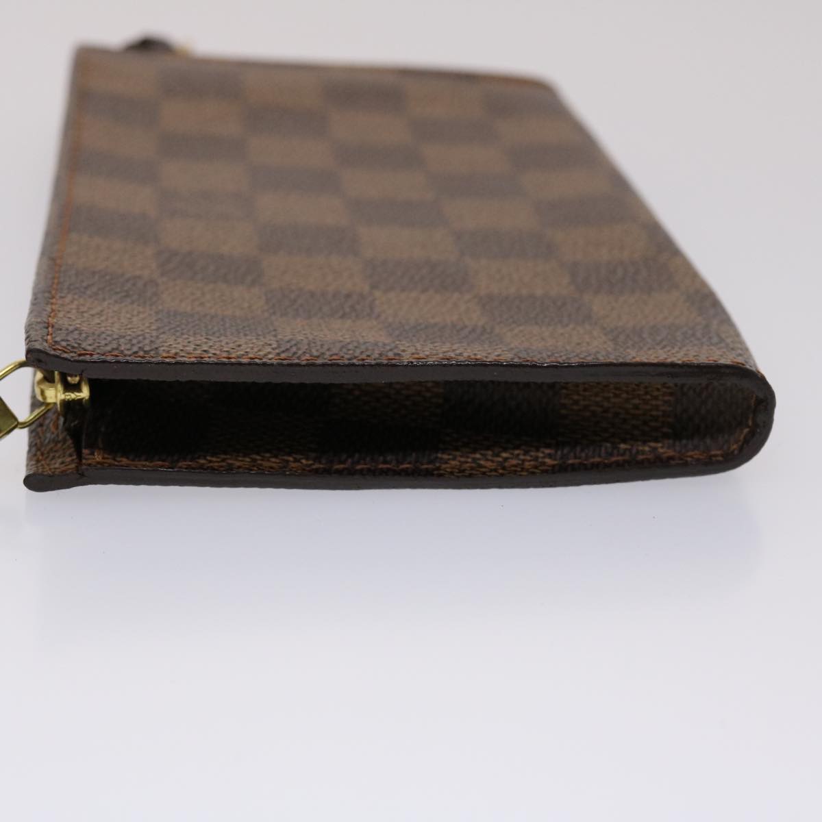 LOUIS VUITTON Damier Ebene Marais Pouch LV Auth 45487