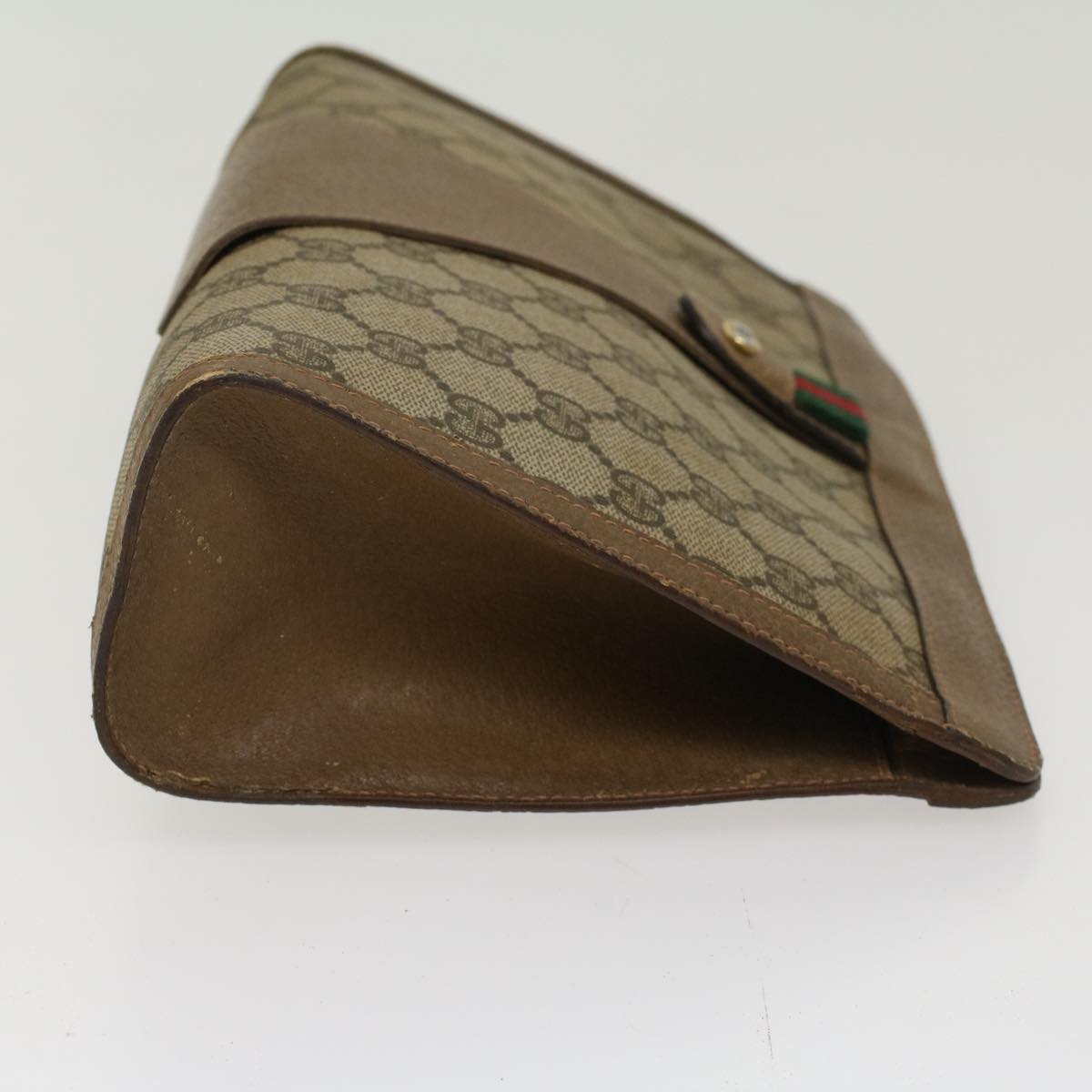 Gucci Leather Canvas Shoulder Bag