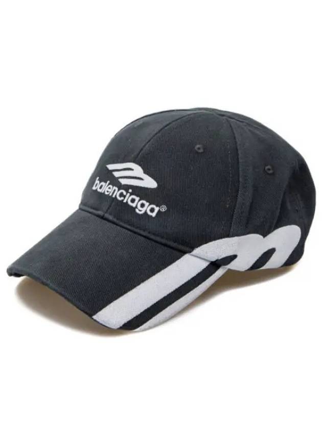 Luxury Balenciaga Trending 2026 3B Sports Icon Ball Cap Black
