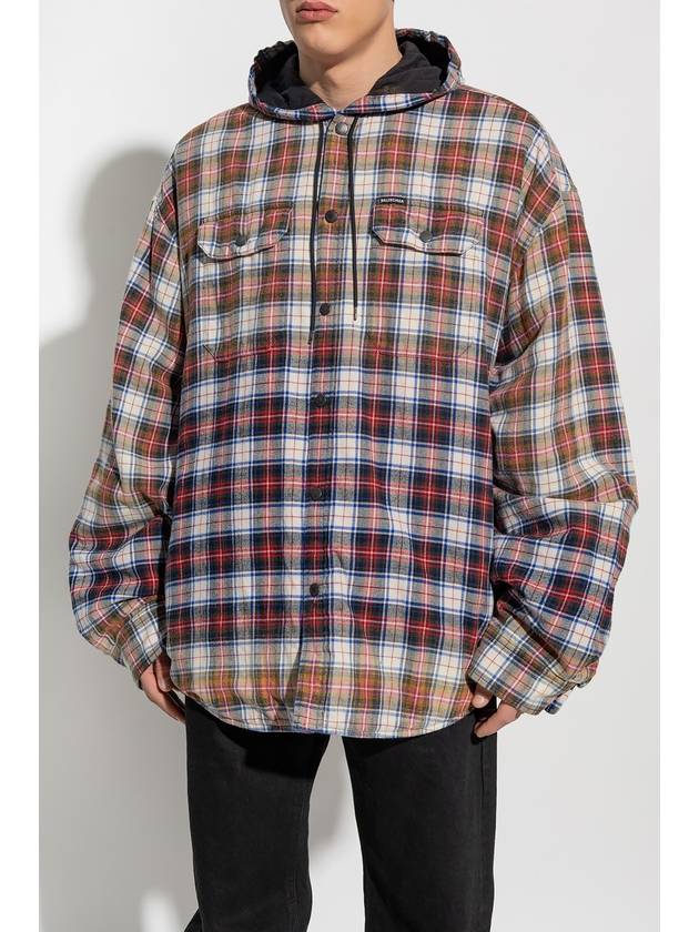 Luxury Balenciaga Trending 2026 Bleached Long Sleeve Shirt Red