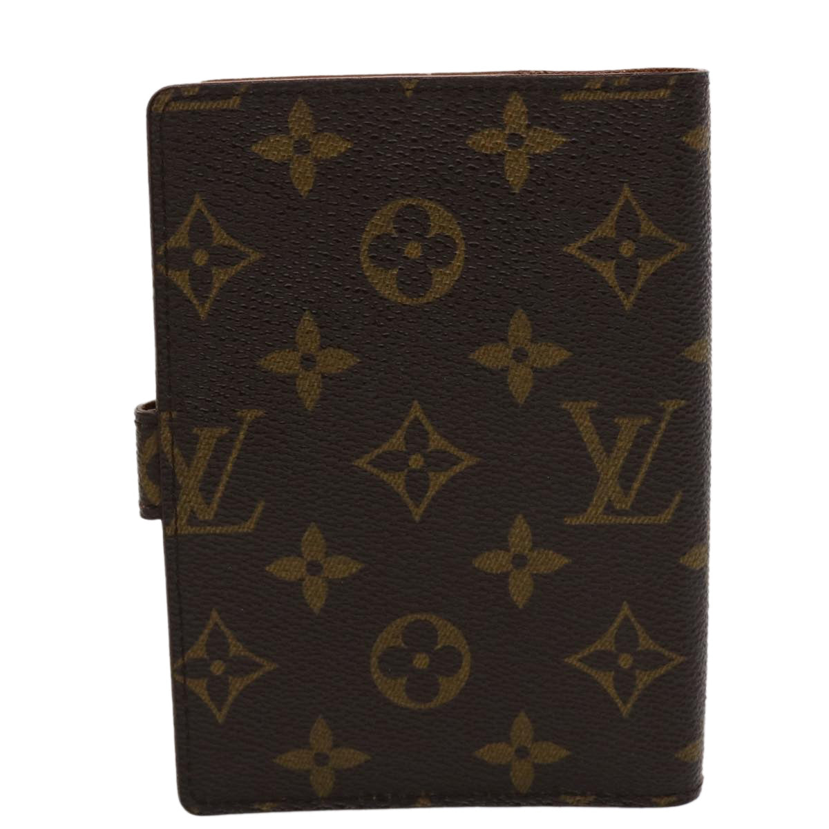 LOUIS VUITTON Monogram Agenda PM Day Planner Cover R20005 LV Auth 46567