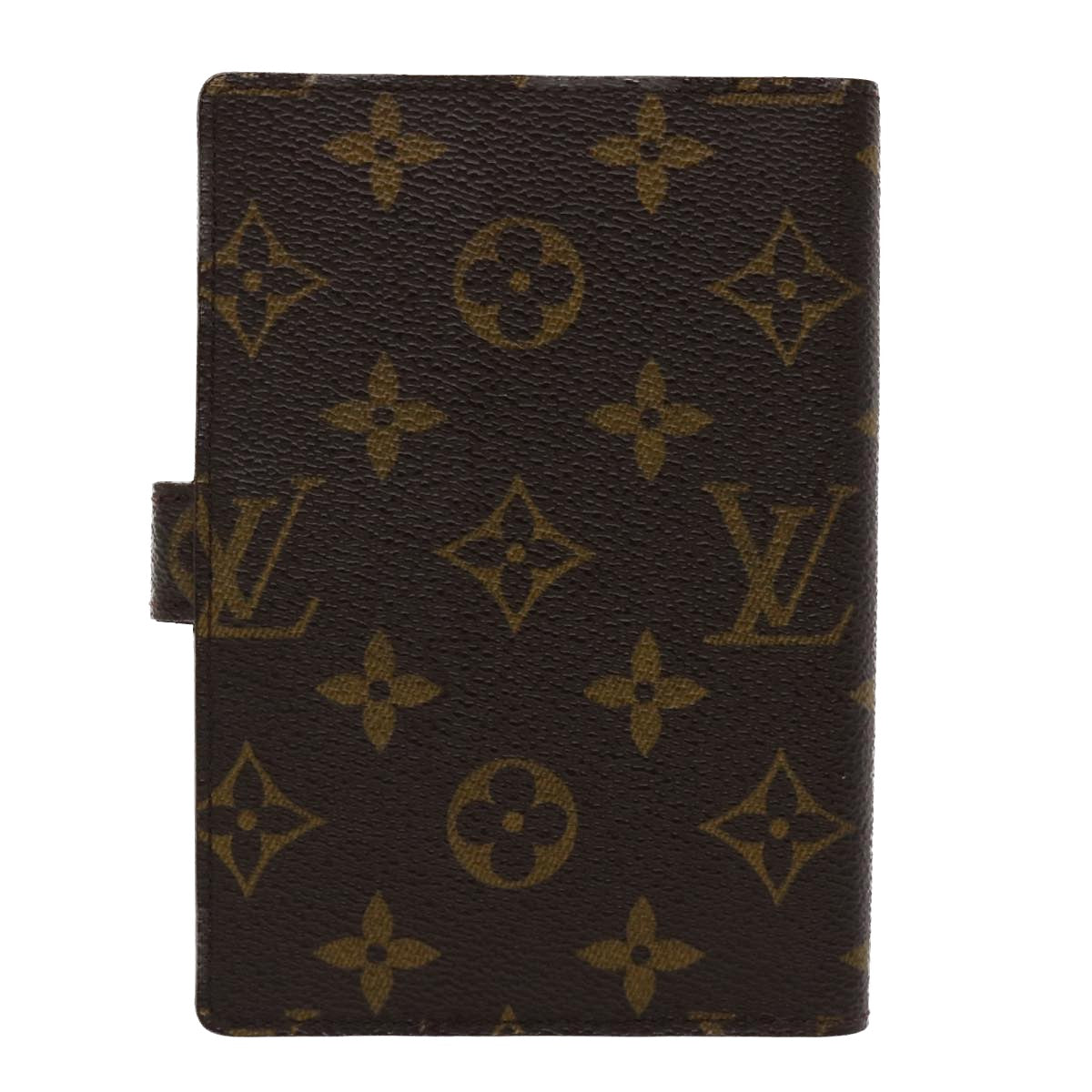 LOUIS VUITTON Monogram Agenda PM Day Planner Cover R20005 LV Auth 47084