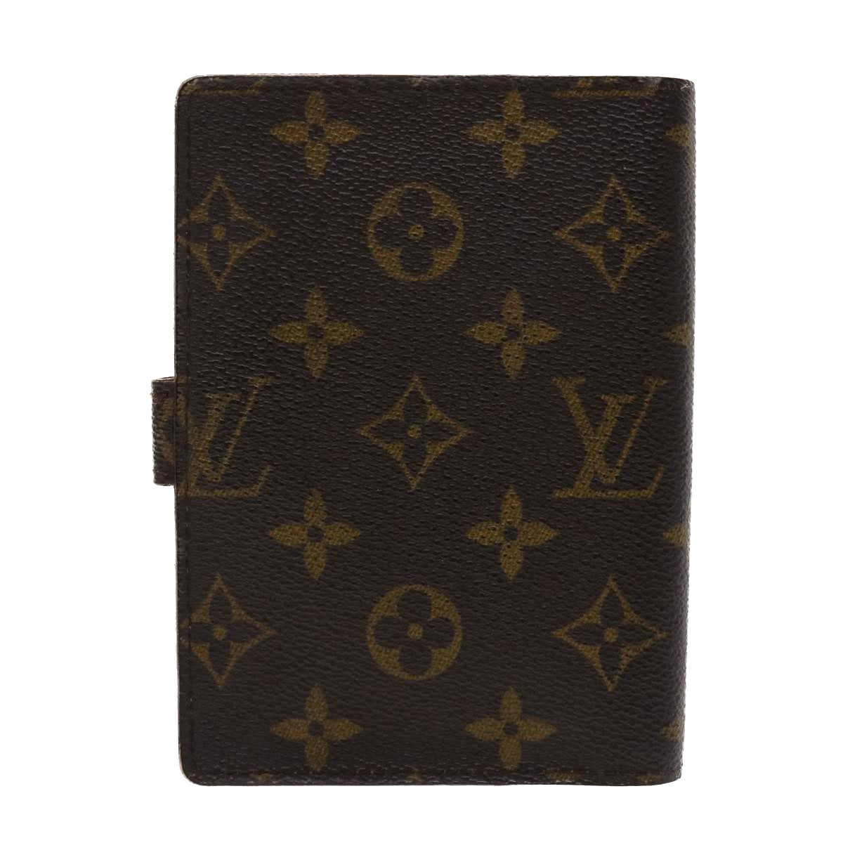 LOUIS VUITTON Monogram Agenda PM Day Planner Cover R20005 LV Auth 47153