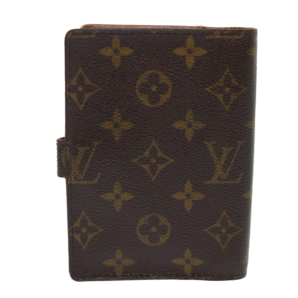 LOUIS VUITTON Monogram Agenda PM Day Planner Cover R20005 LV Auth 47226