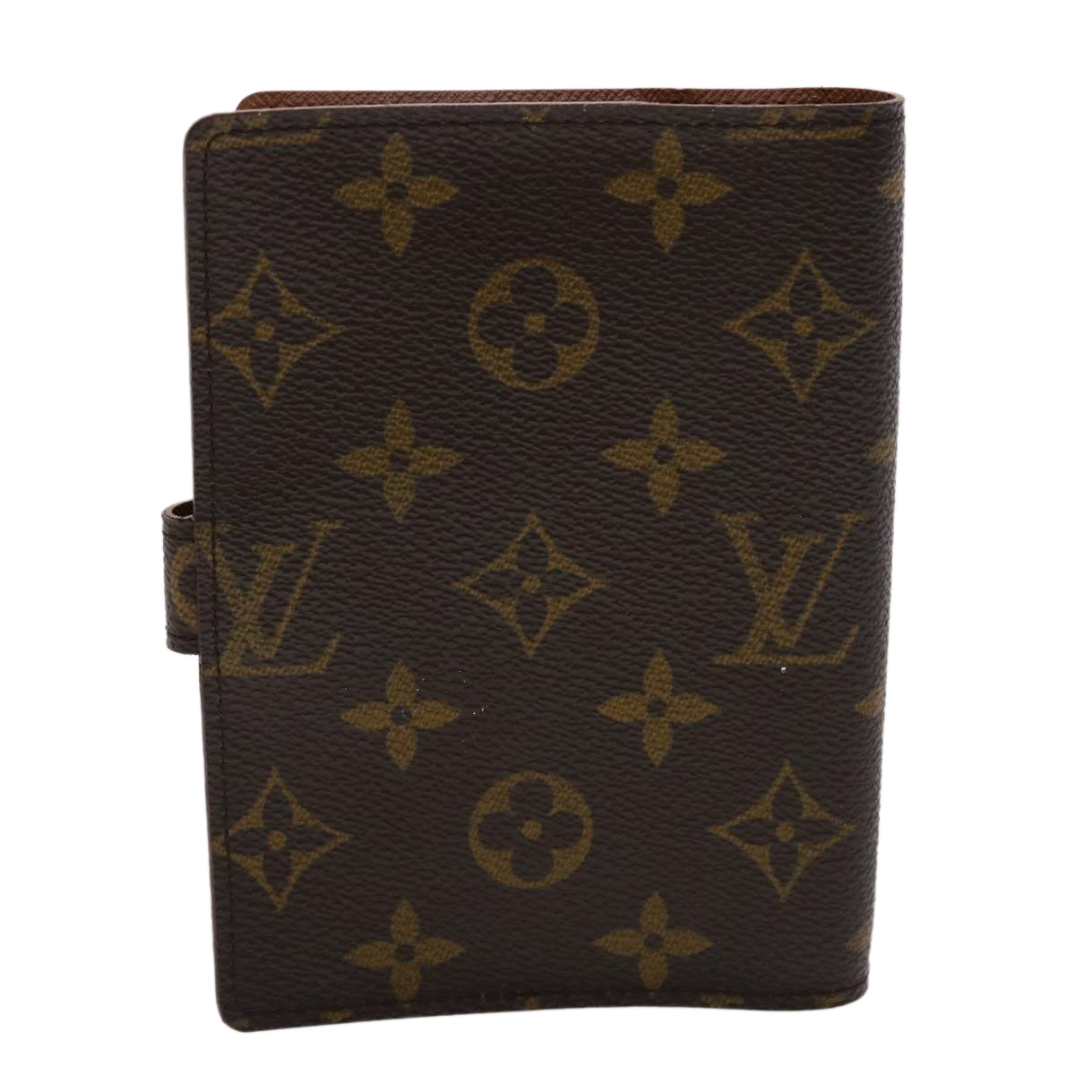 LOUIS VUITTON Monogram Agenda PM Day Planner Cover R20005 LV Auth 47748