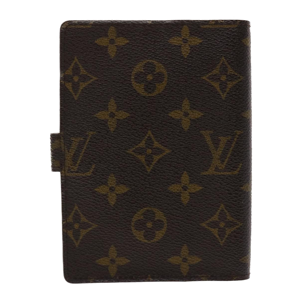 LOUIS VUITTON Monogram Agenda PM Day Planner Cover R20005 LV Auth 47825