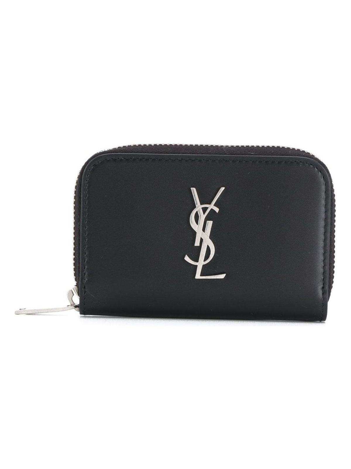 Luxury Saint Laurent Trending 2025 Men's Zipper Around Wallet in Black | 5354110SX0E