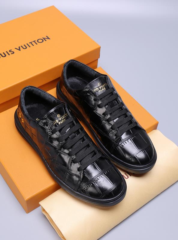 reebybags - Louis Vuitton Alligator Black Sneaker