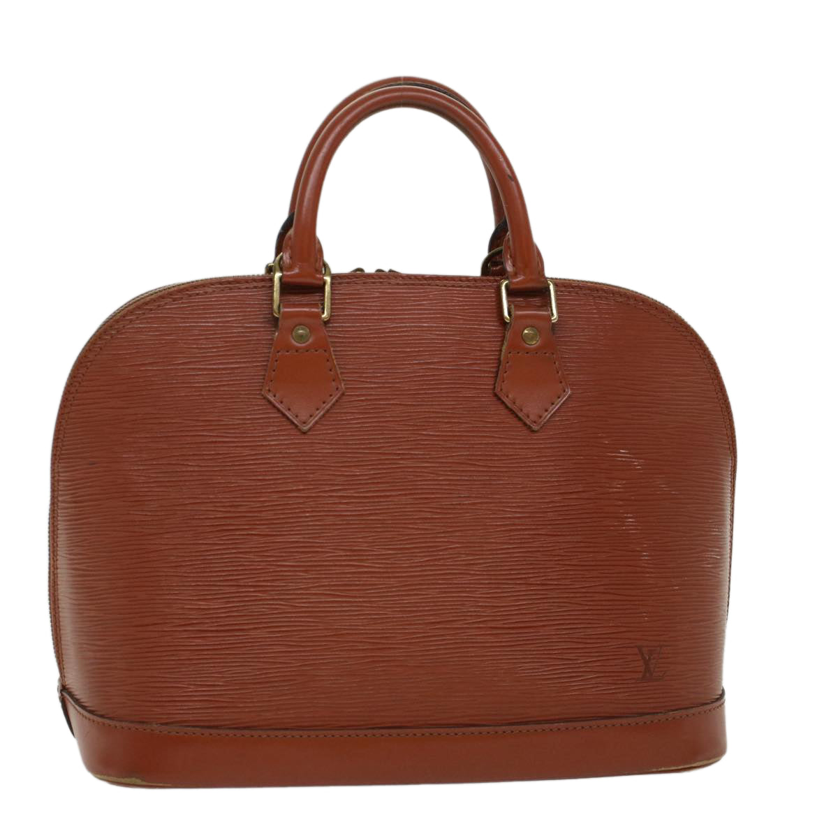 LOUIS VUITTON Epi Alma Hand Bag Brown M5214D LV 48436