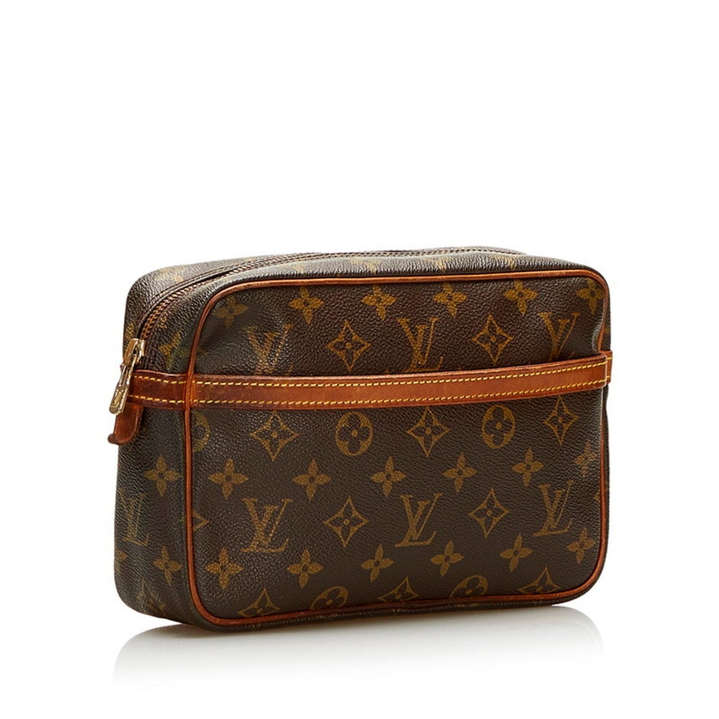 Louis Vuitton Brown Canvas Compiegne 23 clutch bag