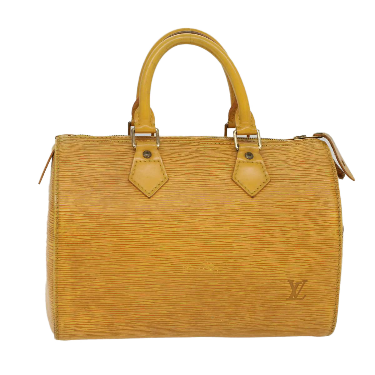 LOUIS VUITTON Epi Speedy 25 Hand Bag Tassili Yellow M43019 LV 48961