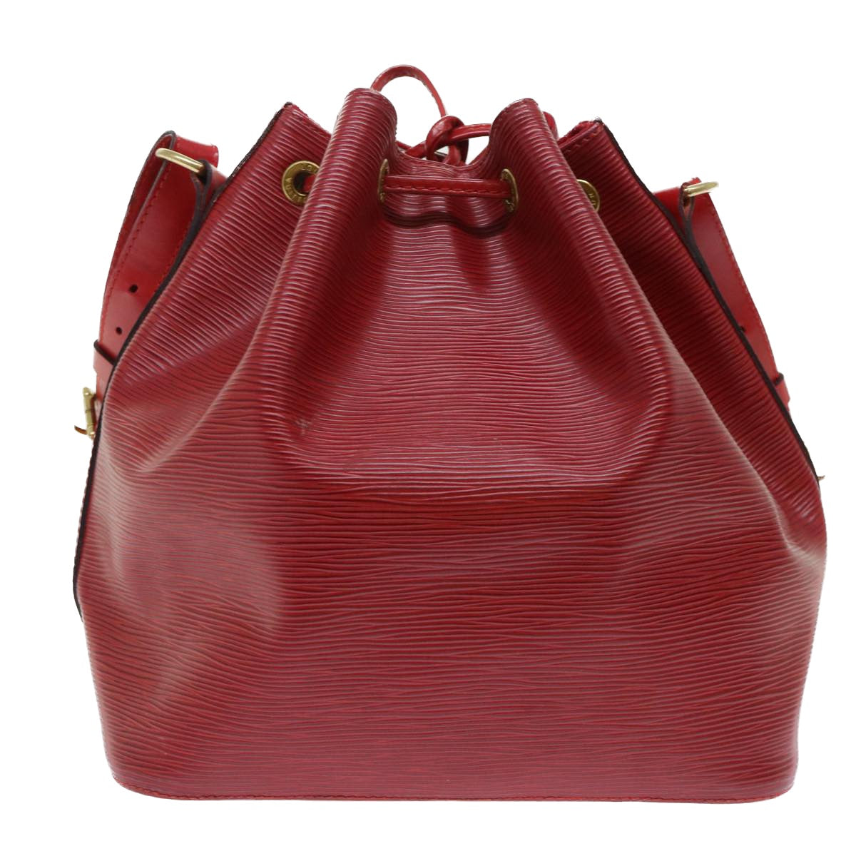 LOUIS VUITTON Epi Petit Noe Shoulder Bag Red M44107 LV 49850