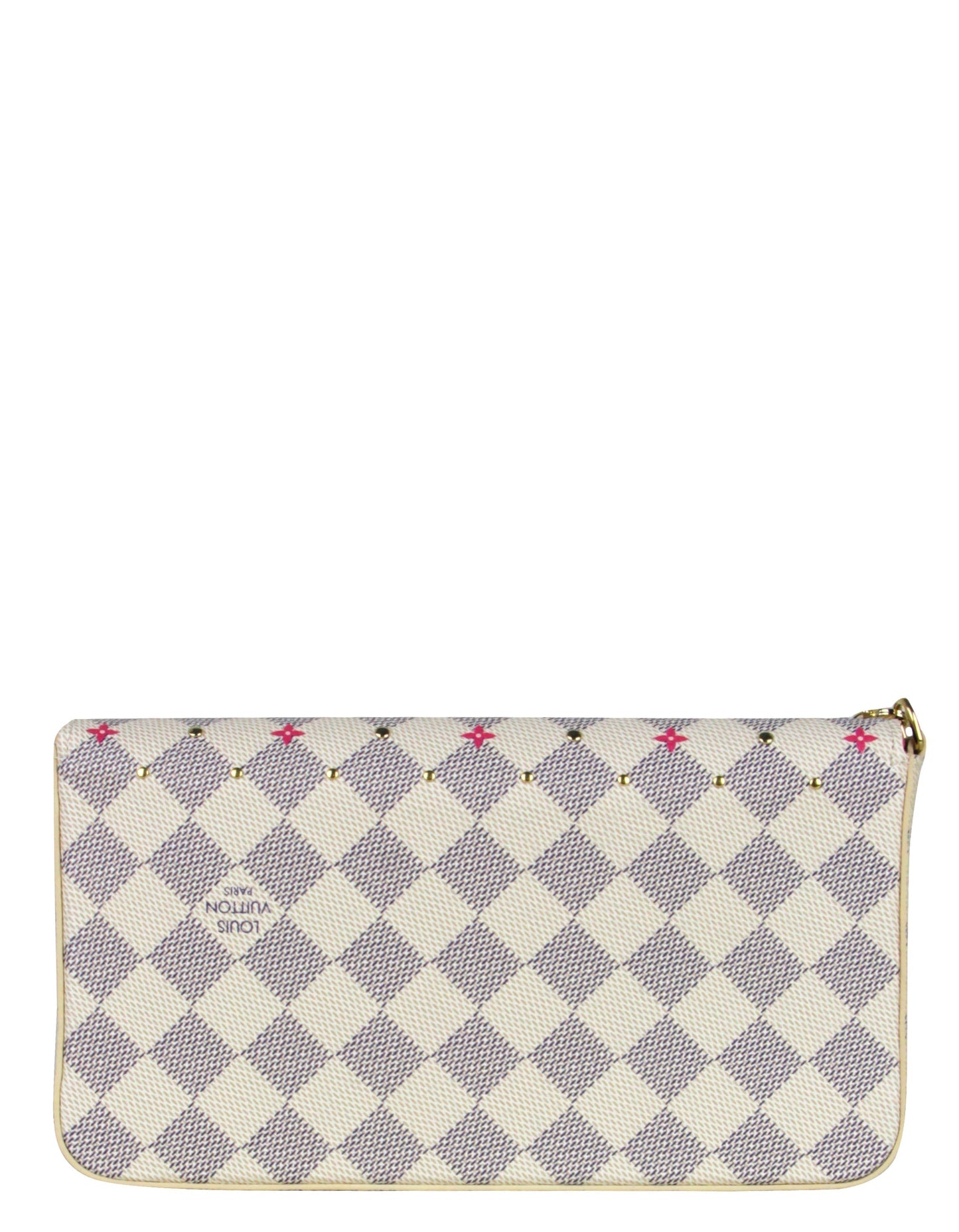 Louis Vuitton Damier Azur Studs Felicie Chain Wallet Crossbody Bag