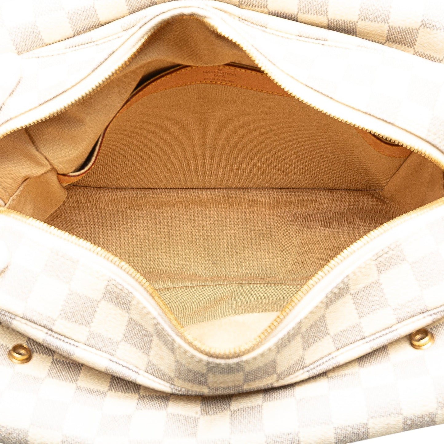 White Louis Vuitton Damier Azur Naviglio Crossbody Bag