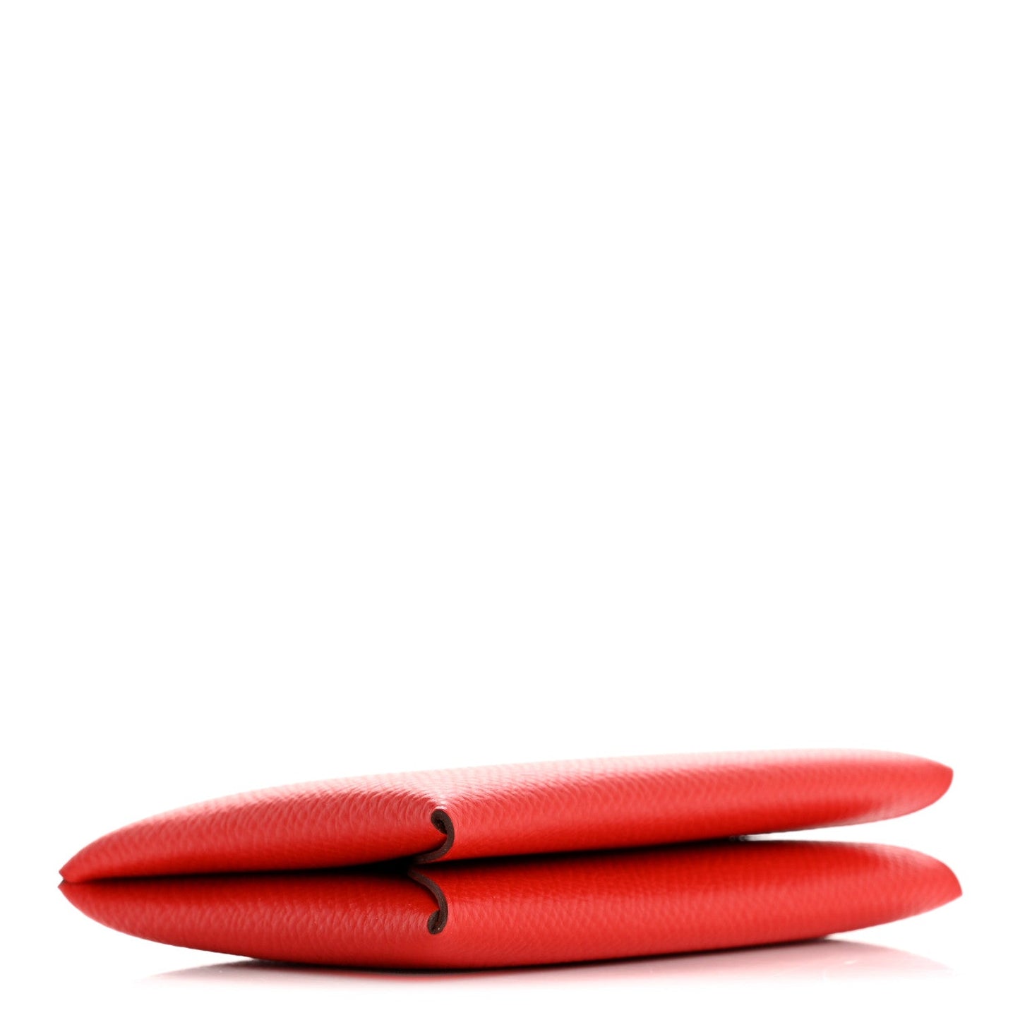 Hermes Epsom Calvi Card Case Rouge Piment
