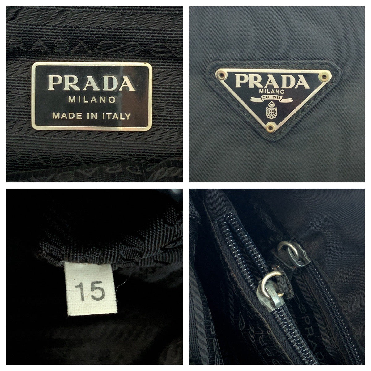 Prada Tessuto Triangle Logo 2way bag